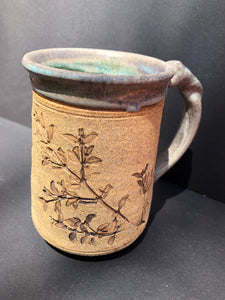Light Turquoise & Natural Coffee Mug Judy Mohr 105