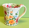 Coffee Cup White With Flowers Don Swanson 160